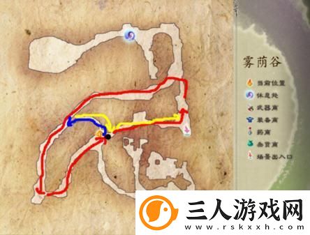 仙剑5雾萌谷怎么走