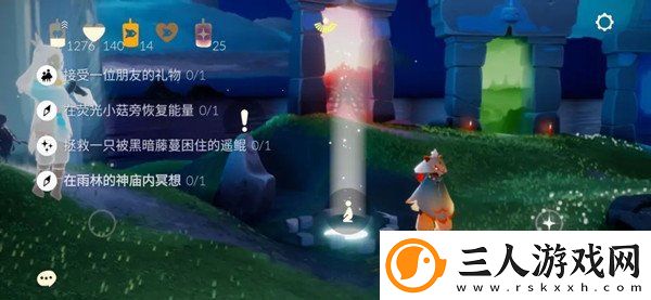 光遇10.26任务雨林神庙冥想攻略