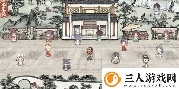 水墨记6号展柜的朴素方桌获取方法