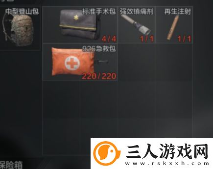 暗区突围进图带什么药品