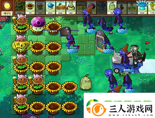 植物大战僵尸杂交版汉堡王1怎么打