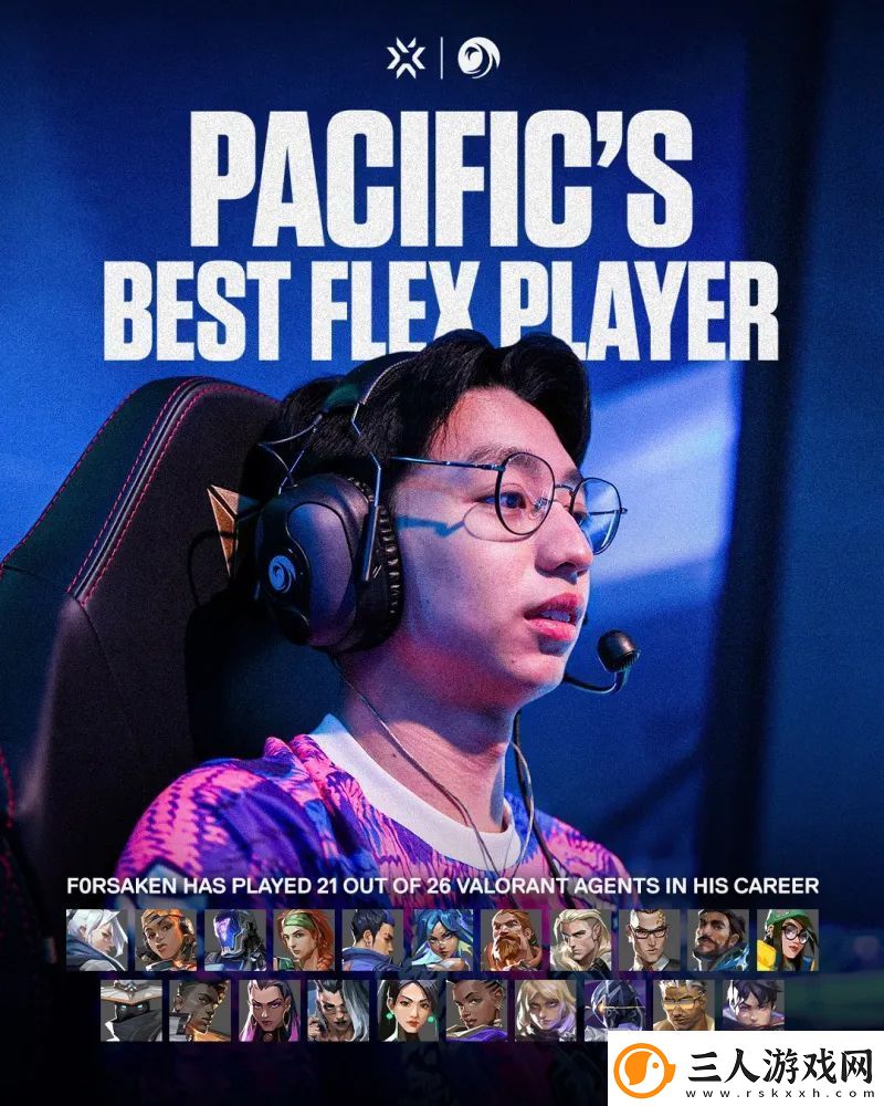 全能选手！f0rsakeN已经使用过26位特工中的21位