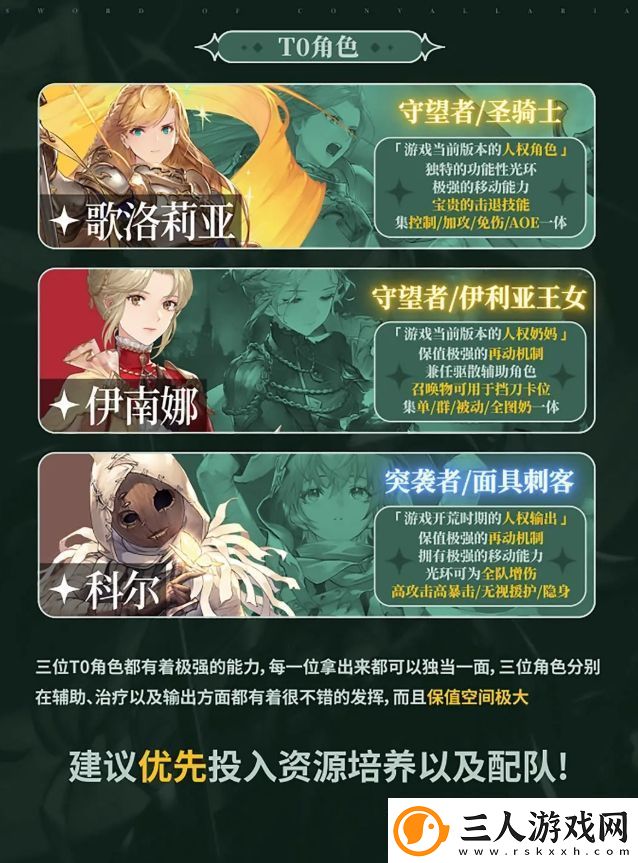 铃兰之剑为这和平的世界SSR角色强度榜单