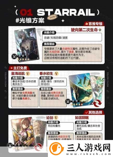 崩坏星穹铁道砂金遗器搭配全攻略