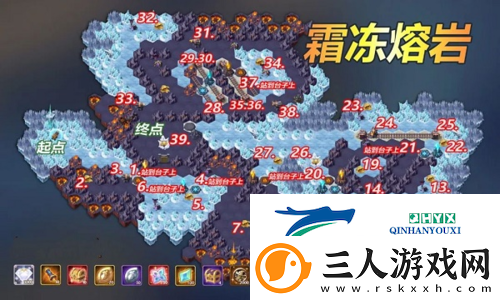 剑与远征霜冻熔岩怎么走