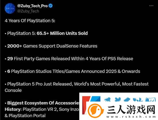 PS5发售已四年！博主总结里程碑