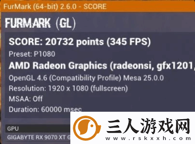 AMDRX9070XT压力测试表现亮眼!性能媲美RTX4080