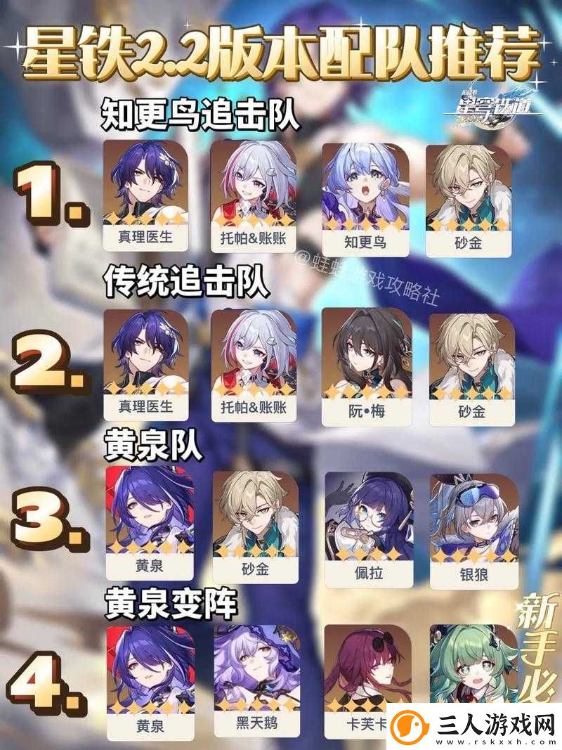 崩坏星穹铁道新手如何高效配队