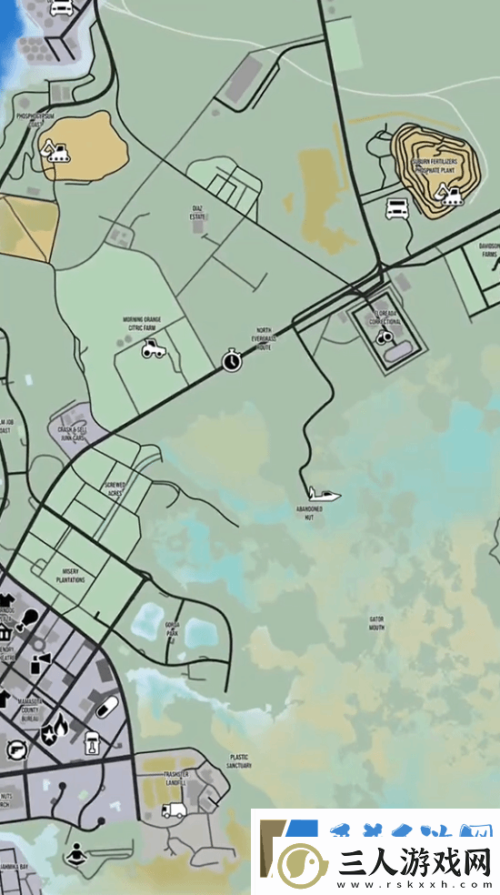 网络出现疑似GTA6详细地图