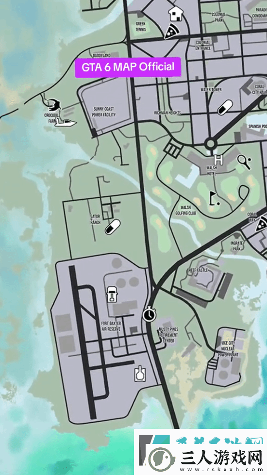 网络出现疑似GTA6详细地图