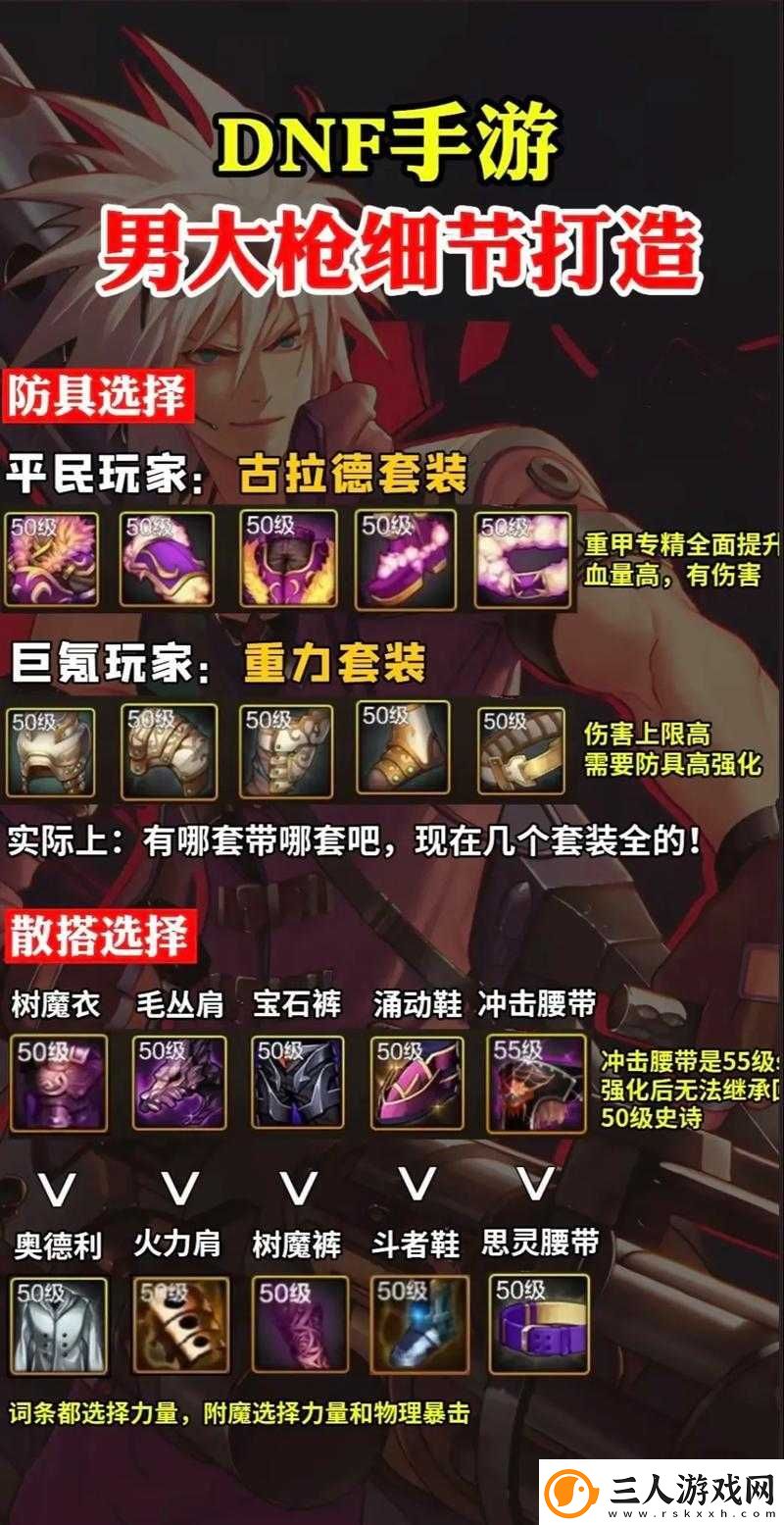 DNF次元回廊男大枪装备搭配如何演变