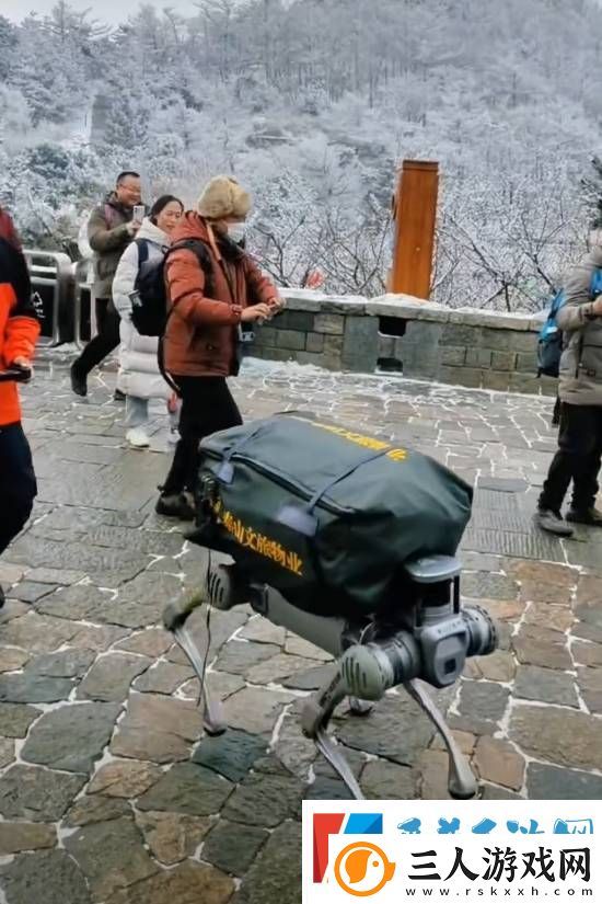 机器狗在泰山“入职”
