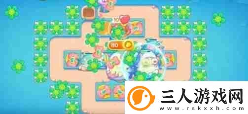 保卫萝卜4海的闺女第64关怎么过海的闺女第64关无伤金萝卜通关攻略