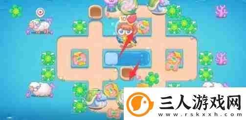 保卫萝卜4海的闺女第64关怎么过海的闺女第64关无伤金萝卜通关攻略