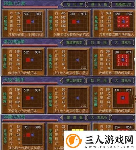 天下霸图2武功树全面解析