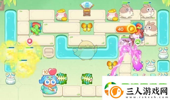 保卫萝卜4梁波波与祝秋秋第33关怎么过