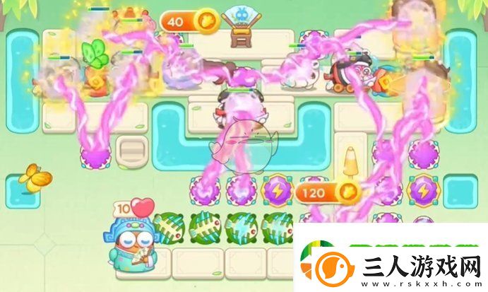保卫萝卜4梁波波与祝秋秋第33关怎么过