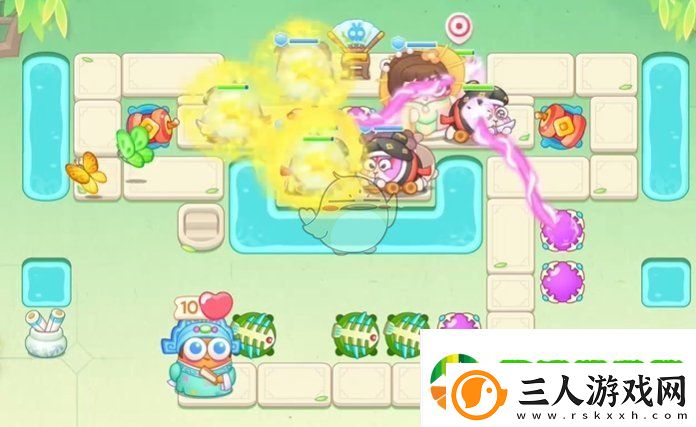 保卫萝卜4梁波波与祝秋秋第33关怎么过