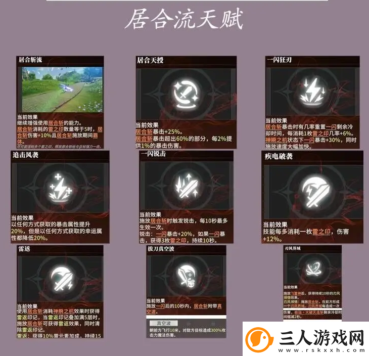 星痕共鸣雷影剑士角色介绍
